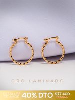 🌟 Candongas en Oro Laminado 🌟 - Image 3